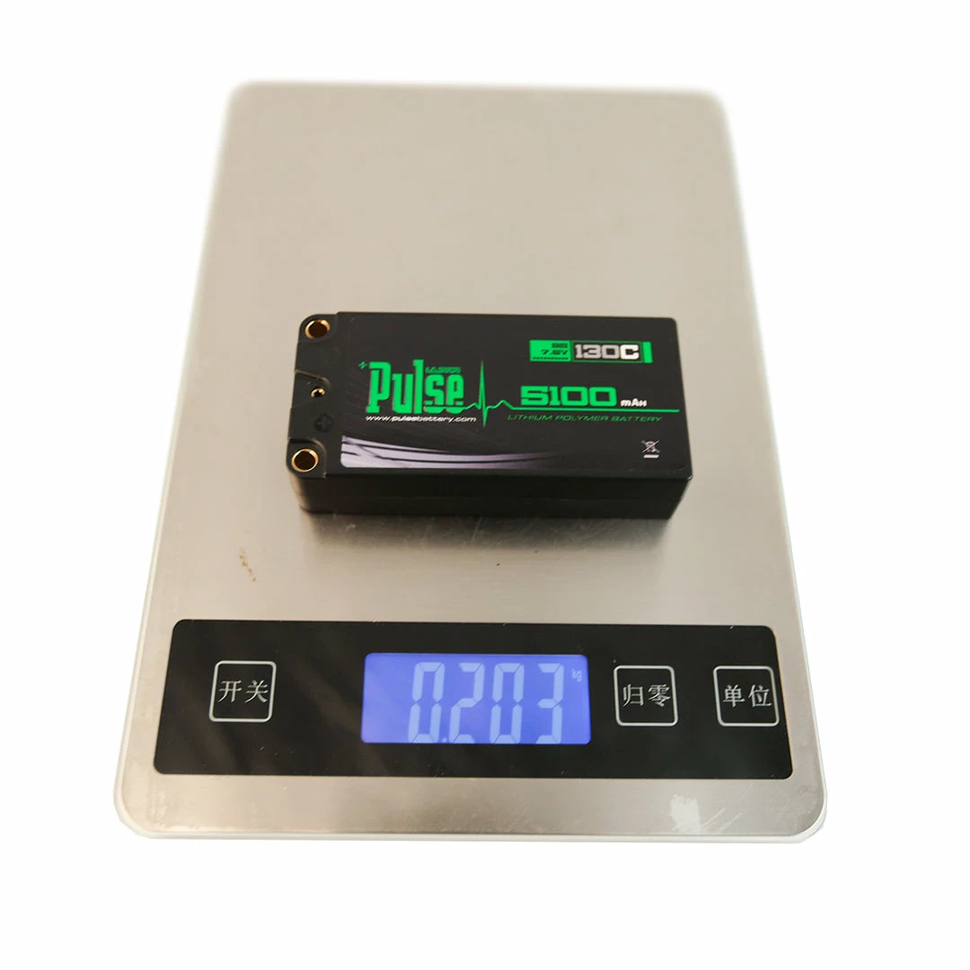 Pulse 5100mAh 130C 2S2P HV Hard Case - 5mm Bullet 5 Pulse 5100mAh 130C 2S2P HV Hard Case - 5mm Bullet - Image 3