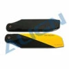 Align 105mm Carbon Fiber Tail Blade - Yellow -ALIGN Sales Store HQ1050F