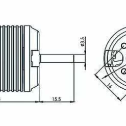 Align 460MX Brushless Motor (1800KV/2222) 9 Align 460MX Brushless Motor (1800KV/2222) -ALIGN Sales Store align align 460mx brushless motor 1800kv 2222 28636671148109