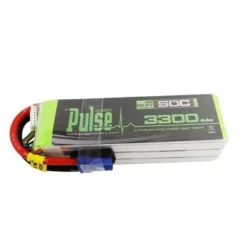 PULSE 3300mAh 50C 22.2V 6S LiPo Battery - EC5 Connector
