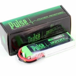 PULSE 3700mAh 35C 11.1V 3S LiPo Battery - No Connector
