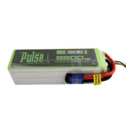 PULSE 5500mAh 50C 22.2V 6S LiPo Battery - EC5 Connector