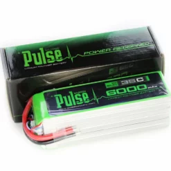 PULSE 6000mah 35C 22.2V 6S LiPo Battery - No Connector