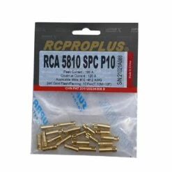 RCPROPLUS 5mm Bullet Connector - 10 Sets (10-12AWG)