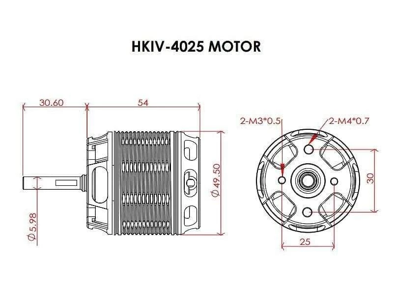 Scorpion HKIV-4025-1100KV Brushless Motor 4 Scorpion HKIV-4025-1100KV Brushless Motor - Image 2
